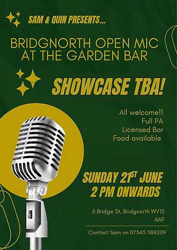 Open Mic at Bridgnorth Club