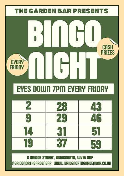 Bridgnorth Bingo