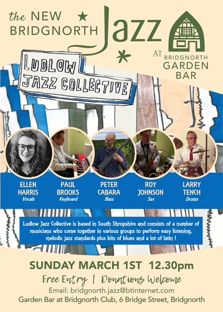 New Bridgnorth Jazz for March
