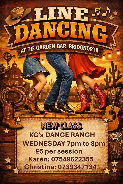 Line Dancing at the Garden Bar